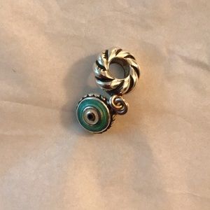 Evil eye charm for Pandora